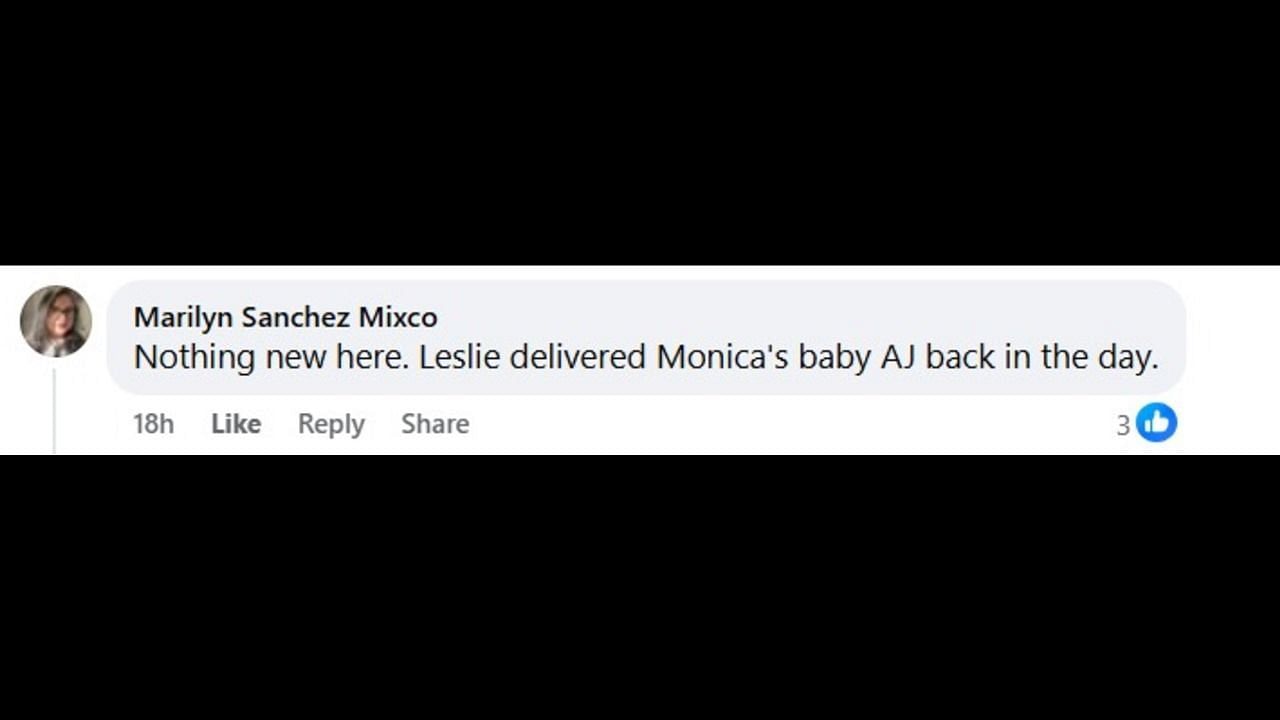 A post made by a fan, discussing past births on the show (Image via Facebook/General Hospital Fans - Official)